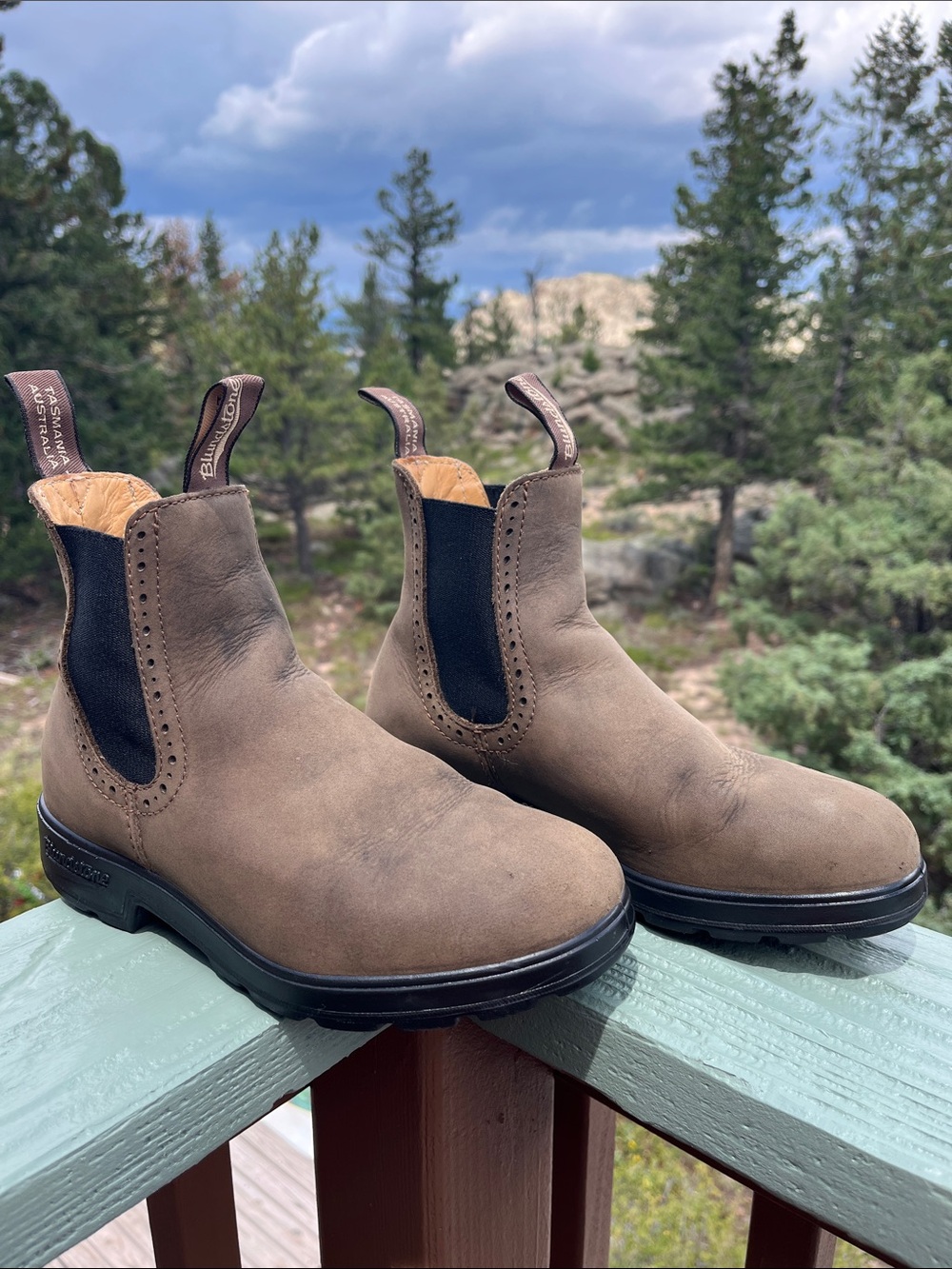 Blundstone Women's Originals #1351 High Top Boots in Rustic Brown AU4.5 USW7.5